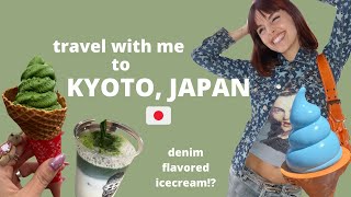 Japan vlog 🇯🇵 SO MUCH MATCHA | visiting Uji, matcha noodles, trying denim flavored ice cream!?