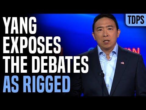 Andrew Yang Exposes Debates as 100% Rigged