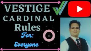 Vestige Cardinal Rules @Var656  💣💣💣💣
