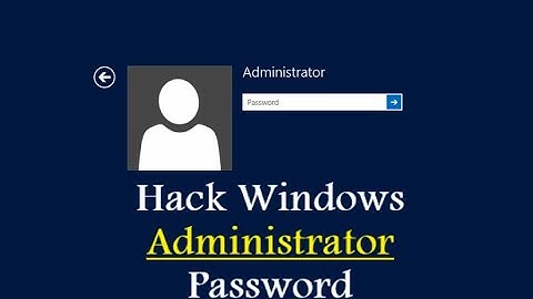 How To Hack Windows Administrator Password using CMD / Command Prompt | Windows 10, 7, 8