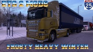 ETS2 MODS Frosty Winter Weather Mod v 6.0