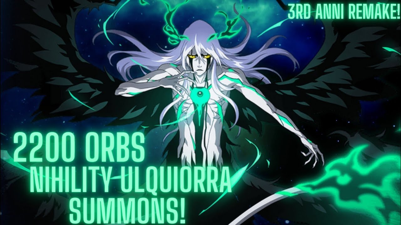 Triple Ulquiorra Nihility Summons! REMAKE Ulquiorra Pulls! BLEACH BRAVE SOULS