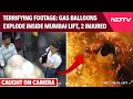 Mumbai News | Terrifying CCTV Footage: Gas Balloons Explode Inside Mumbai Elevator, 2 Injured