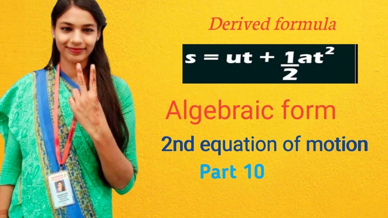 class 11th class 9th ,2nd equation of motion s=ut+1/2at2 - YouTube