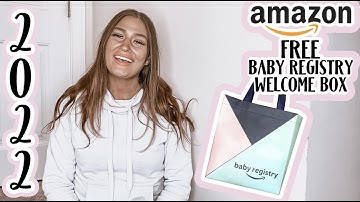 Amazon Free Baby Registry Welcome Box 2022