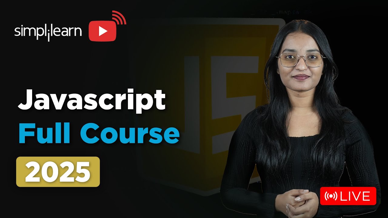 JavaScript Full Course 2025 | JavaScript Tutorial For Beginners ...