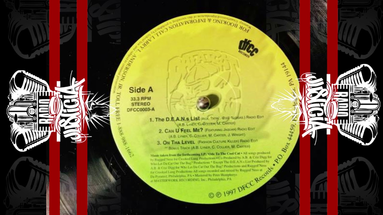 Da Fatcat Clique - The D.E.A.N.s List / Can U Feel Me ? / On Tha
