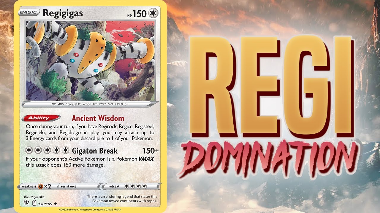 Check the actual price of your Regigigas 130/189 Pokemon card