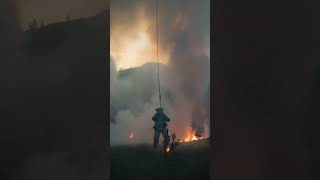 Smokejumper First-Person POV: Jumping Into Wildfire