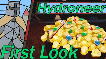 HYDRONEER First Look at a Gold mining Simulator NEW
