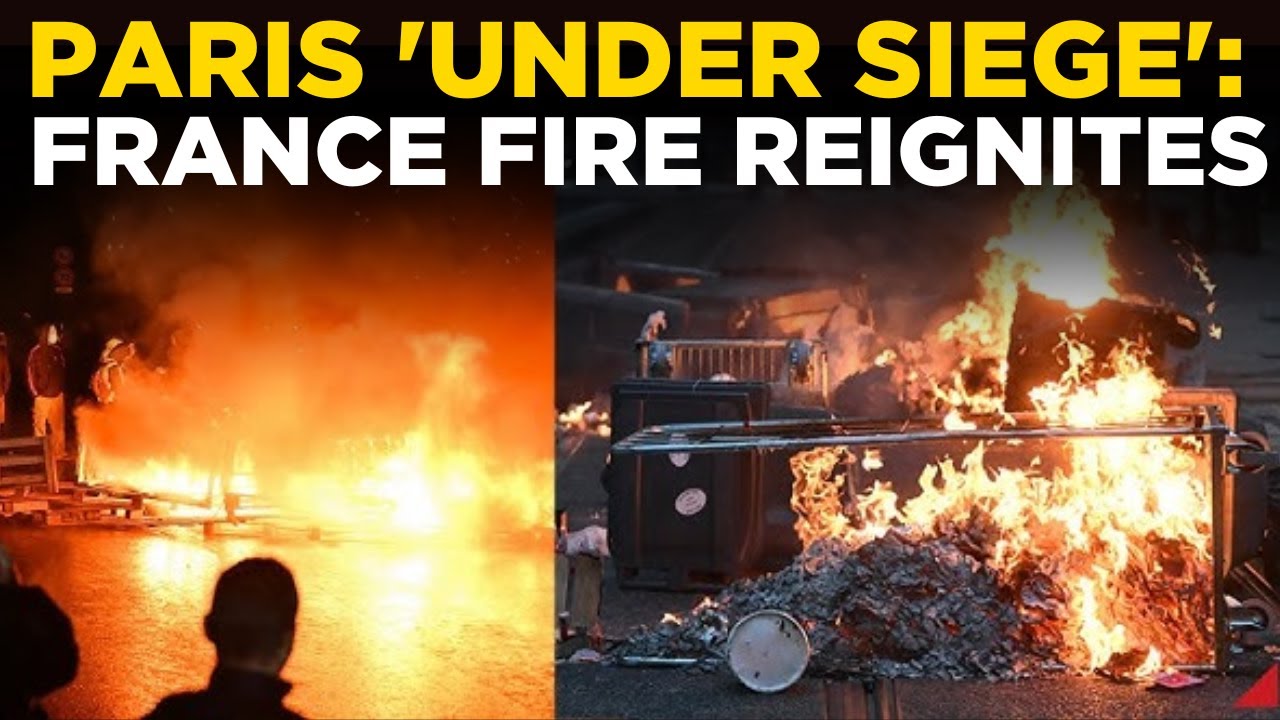 LIVE NEWS : Paris Burns As Clashes Turn Violent; ‘Bloody’ Challenge | France On Fire LIVE