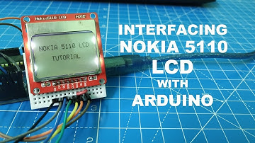 Interfacing Nokia 5110 LCD display with Arduino