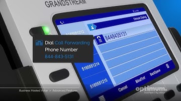Optimum Business Hosted Voice Tutorial Chapter 3 Part 3 - Advanced Features - Call Forwarding