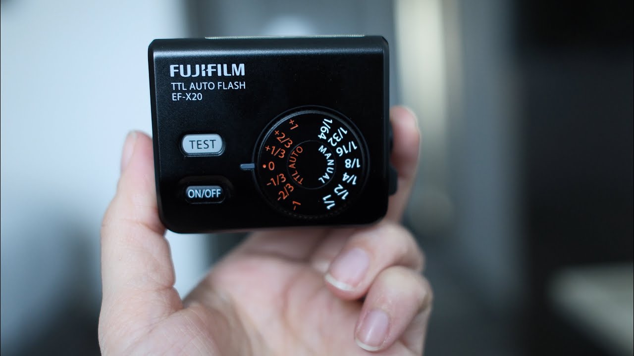 Fujifilm EF-X20 TTL Flash - YouTube