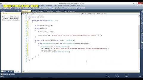 Sqlite C# Tutorial : Sqlite insert data