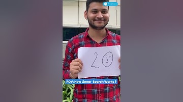 How Linear Search Works in Real Life? 😎😎