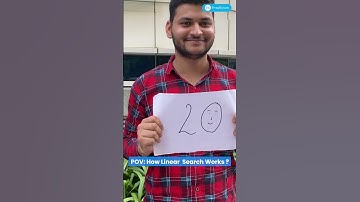 How Linear Search Works in Real Life? 😎😎