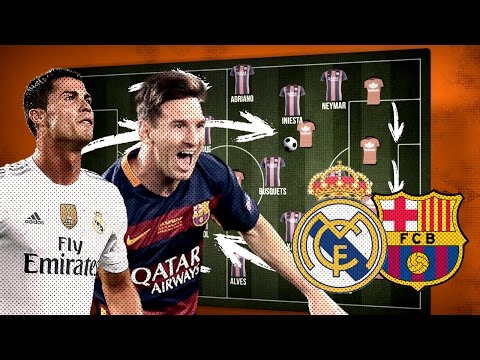 Real Madrid vs Barcelona - Tactics Behind El Clasico - Copa90 & Top Eleven Animation