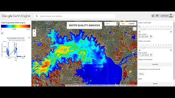 Google Earth Engine Web application for Water Quality Monitoring using Remote sensing techniques
