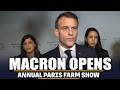 LIVE: French President Emmanuel Macron opens the annual Paris farm show