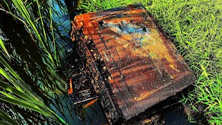 Restoration Abandoned Television Completely Destroyed Restore Panasonic 20 Year Old Television