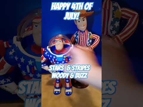 Stars and Stripes Woody and Buzz Lightyear - YouTube