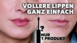 💋 Lippen größer schminken EINFACH, NATÜRLICH & nur 1 Produkt