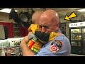 Little Boy Walks Into Fire Station With A Note, While Reading The Fireman Starts Crying