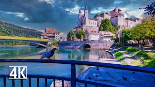 Aarburg Switzerland 🇨🇭 a dreamlike journey through time to the place where the Aare flows backwards