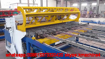 high speed full automatic wire mesh panels welding machine