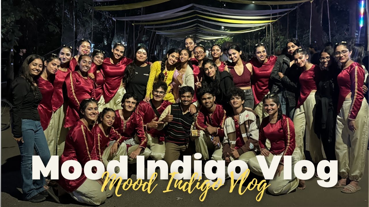 IIT Bombay's Mood Indigo Vlog | Indigo Saga Winners🏆 | Sarah Abnave