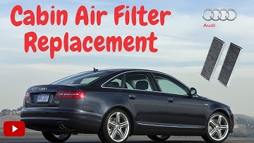 How To | Replace Cabin Air Filter | 2005-2011 Audi A6 (C6) | DIY
