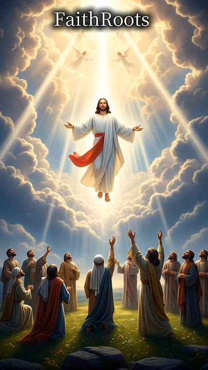 “When Jesus Returned to Heaven — A Moment of Glory and Faith”