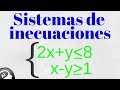 Sistemas de inecuaciones con dos incógnitas