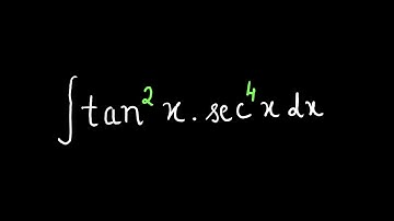 tan^2x.sec^4x Integration | Trigonometric Integrals | Calculus 2 | #8