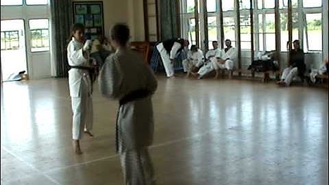 Washinkai Karate Javea Liz Elizabeth Sellitti Rangel Kumite