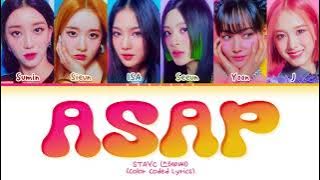 STAYC ASAP Lyrics (Color Coded Lyrics)