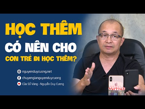 Video: Gửi Trẻ đi Học Thêm ở đâu