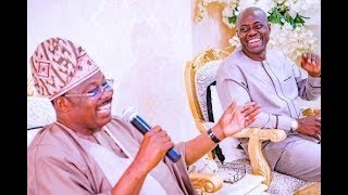 Ajimobi Hosts My Brother Seyi Makinde At Oyo Govt House