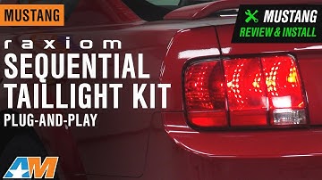 2005-2009 Mustang Raxiom Sequential Tail Light Kit - Plug and Play Review & Install