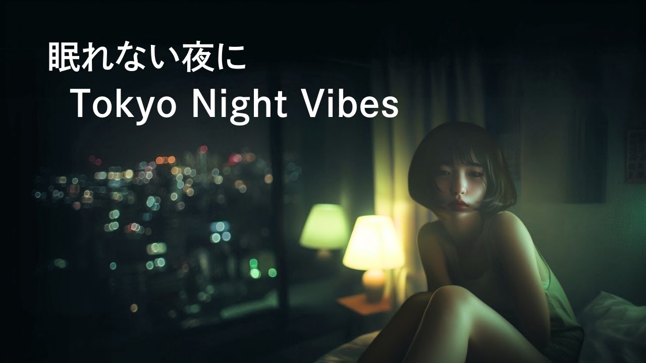 Japanese Chill R&B Playlist for Sleepless Nights | Tokyo Night Vibes『静けさに入っていく』