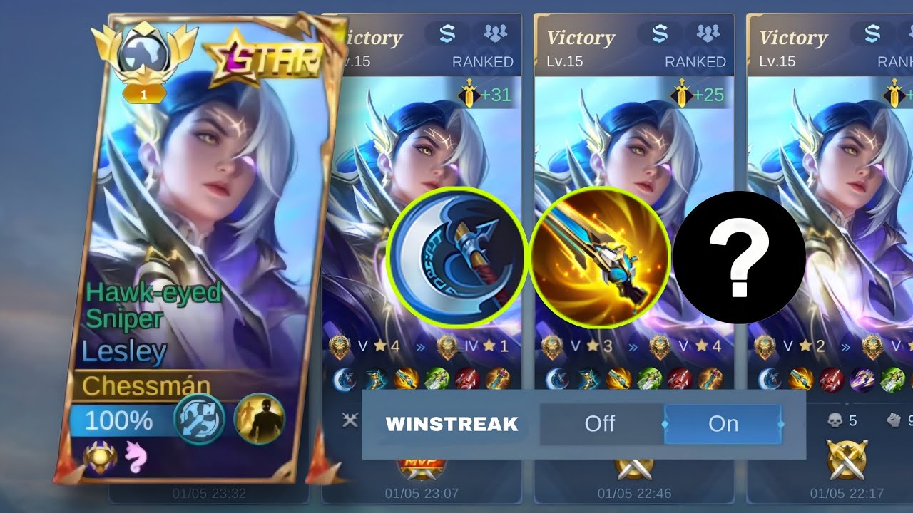 LESLEY USERS MUST TRY THIS BROKEN BUILD FOR AUTO WIN STREAK!! 🔥 | MLBB