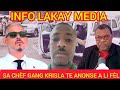 29 mai 2026 GANG KRISLA ESPLIKE POUKISA LI PRAN KONTWÒL SANTRAL ELEKTRIK KAFOU,LI METE MOUN YO DEYÒ.