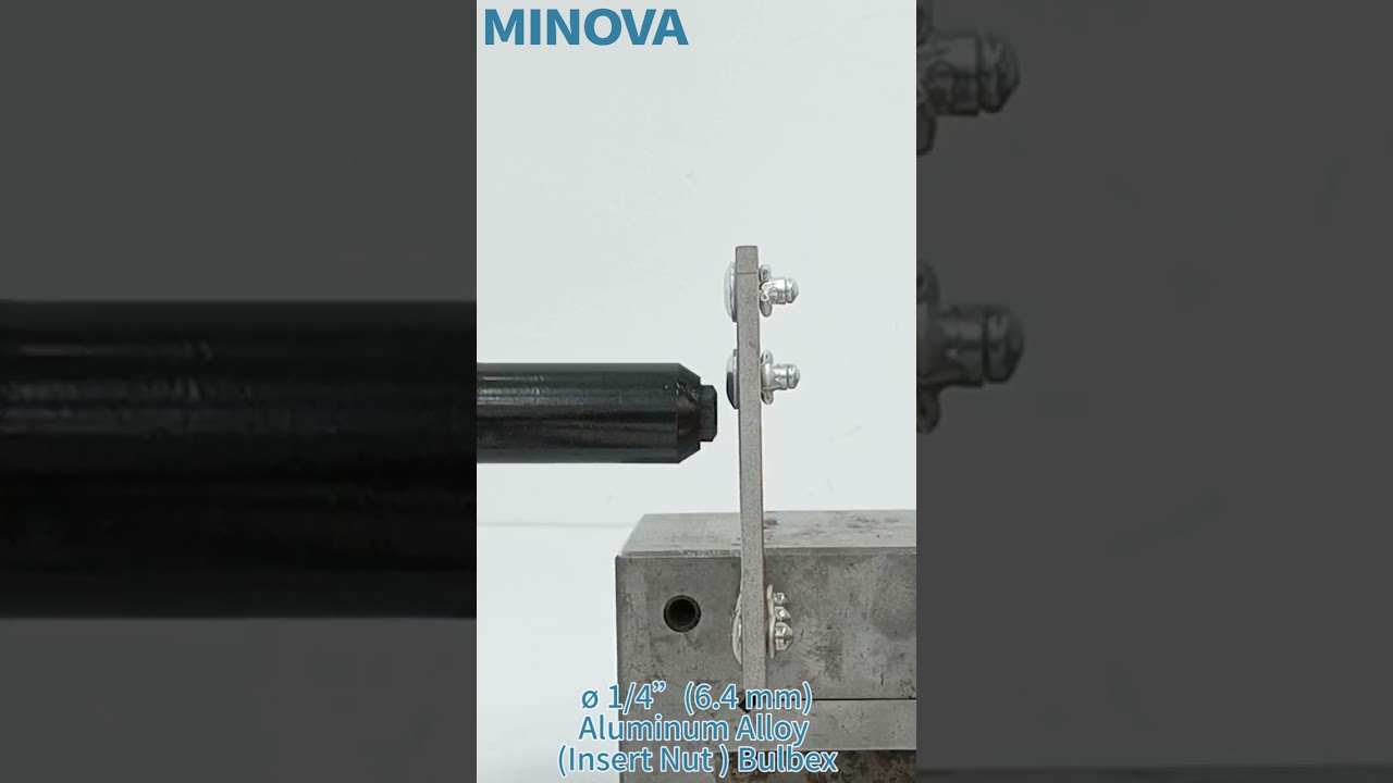 MINOVA Rivet Tool.( ø 1/4” (6.4 mm) Aluminum Alloy (Insert Nut ) Bulbex)