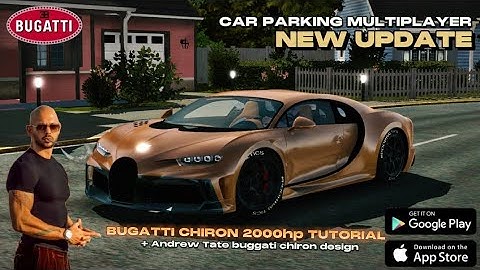 BUGATTI CHIRON 2000HP TUTORIAL | ANDREW TATE BUGATTI CHIRON DESIGN | CP XAMO #carparkingmultiplayer
