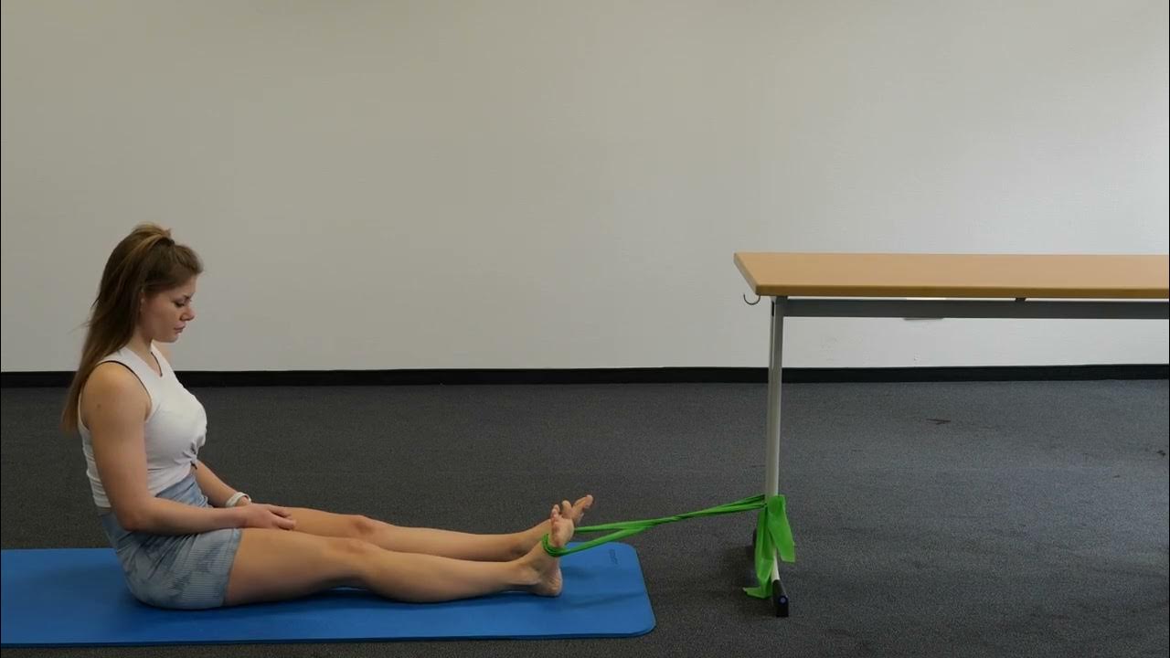 Übung gegen eine Entzündung der Peronealsehne Pronation YouTube