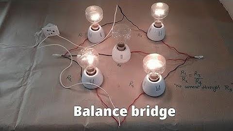 Experiment of Wheatstone bridge | activity for students | Science project