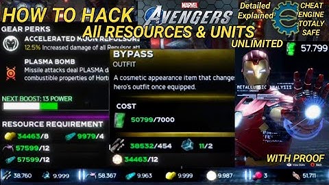 Marvel Avengers Hack All RESOURCES And UNITS | UNLIMITED| Cheat Engine|Full Explained Easiest Method