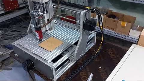 CNC mini 500w kèm Đầu Laser 5.5w Và bộ Tay Quay Phần mềm mach3 usb