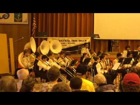 Central Ishi Hills Middle School Band Farewell 2015